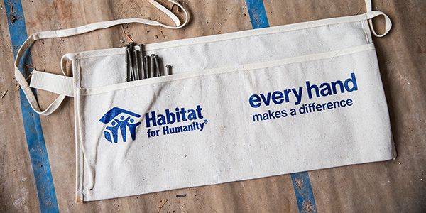 Habitat utility belt with nails