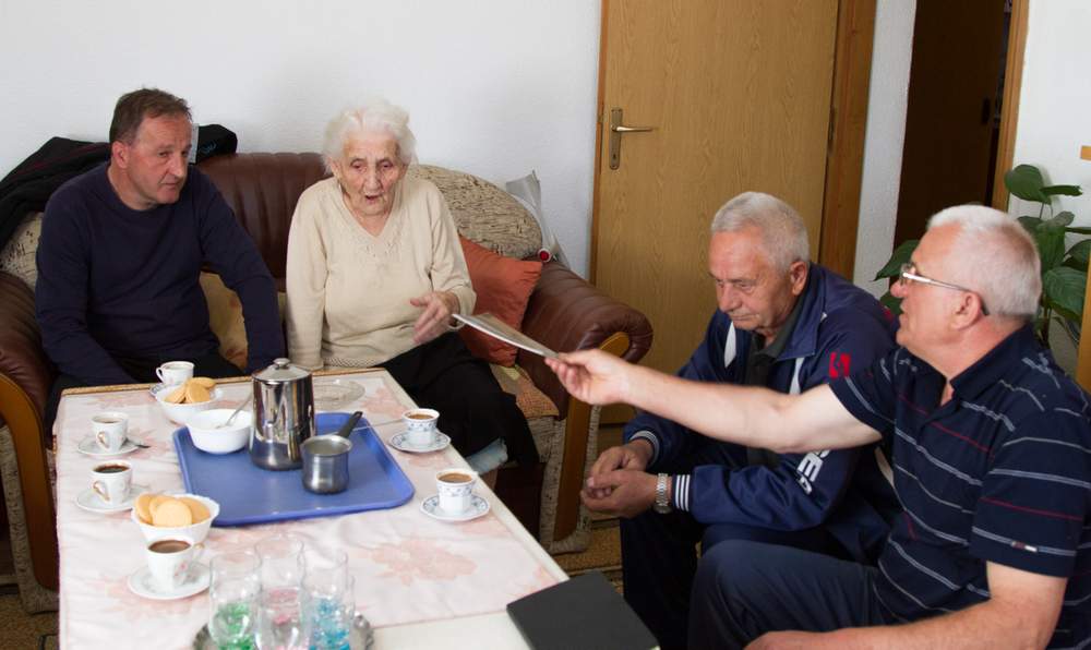 The oldest  tenant in the building, 88-year-old Katica Kordic, also agreed to take out a loan to renovate the building.