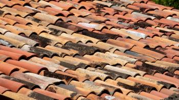 Roof tiles.