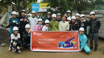 Japanese Global Village volunteers in Vietnam