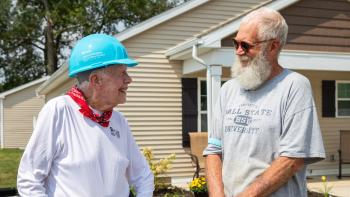 David Letterman and President Carter