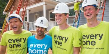 Habitat for Humanity young volunteers