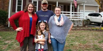 The Thompson family, How does Habitat help veterans thrive?, Habitat for Humanity