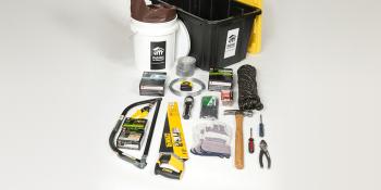 Home repair tools and supplies for hurricane-damaged homes