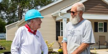  David Letterman and President Carter