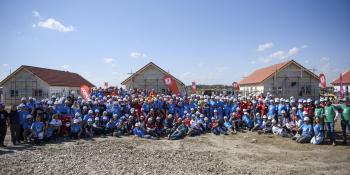 Building homes in Romania