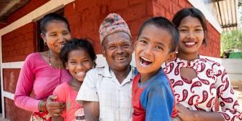 Danuwar family from Kavre in Nepal