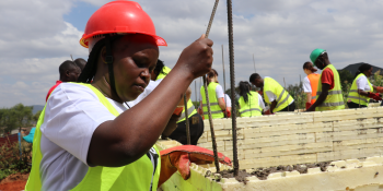 HR LOD staff at the build site in Machakos, Kenya