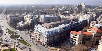 landscape-city-bucharest-romania-stock