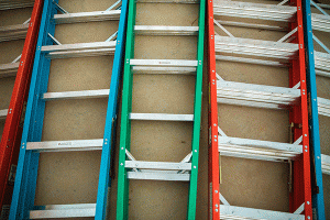 Colorful ladders