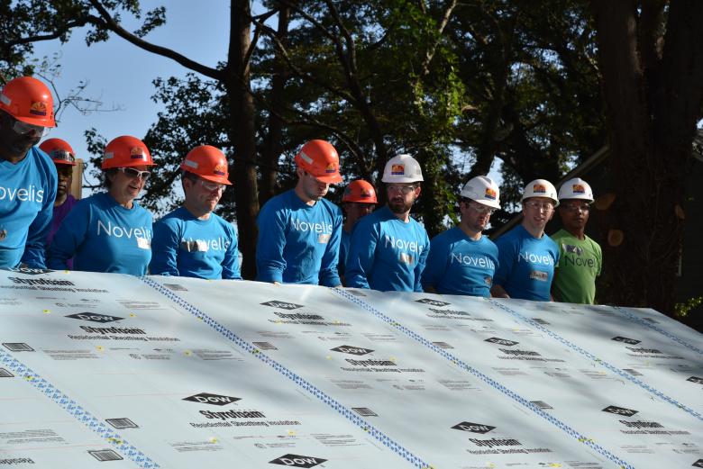 Novelis wall raising