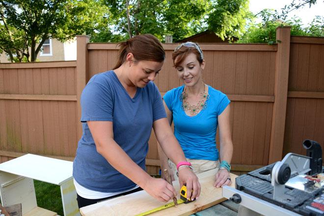 Step 5 Measure the boards for the shelf