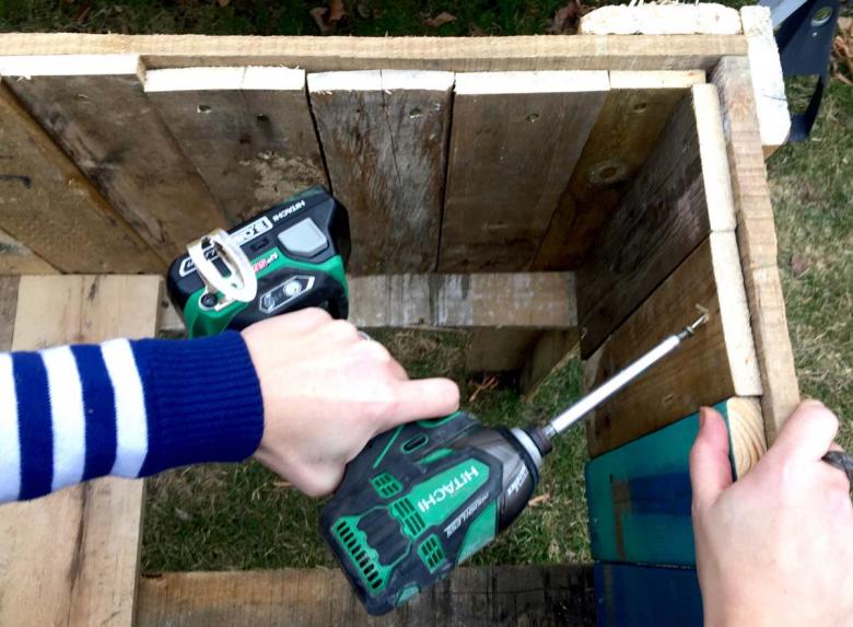 How to make a tall planter box from pallet wood | Habitat 