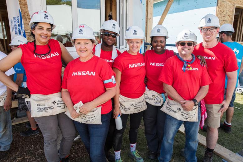 Nissan volunteers