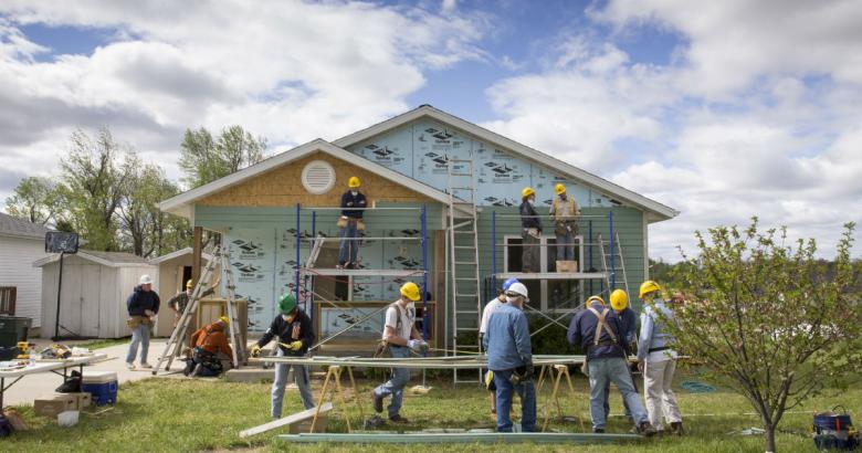 Habitat volunteers