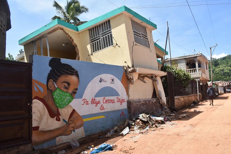 Colaboradores de Hábitat Haití siguen en la zona del terremoto a pesar de las adversidades