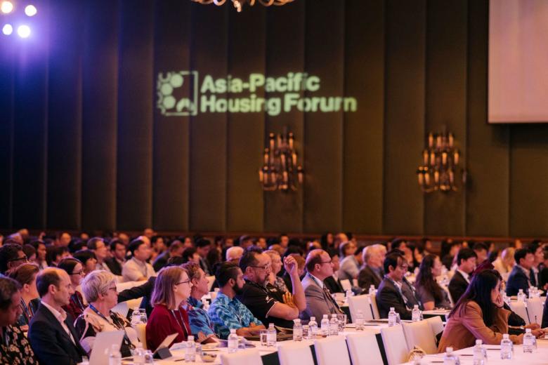 Participants at 7th Asia-Pacific Housing Forum in 2019 in Bangkok