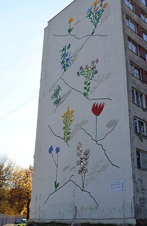 mural on Lunik IX