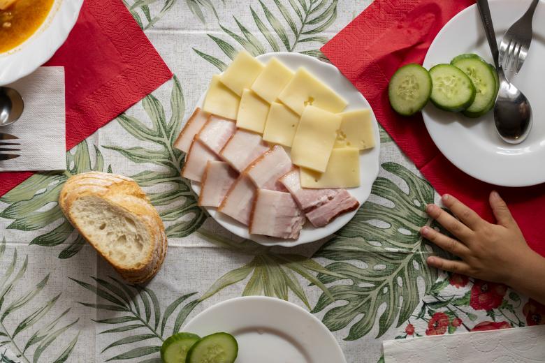 Picture of food on a table