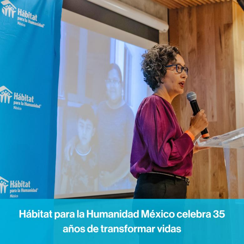 Lacmi Rodríguez Amaya, directora ejecutiva nacional de Hábitat para la Humanidad México