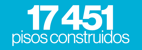 17 451 pisos construidos - 100 mil pisos para jugar